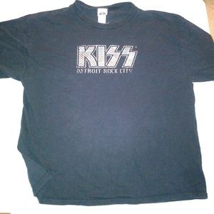 Vintage Kiss roadie tee